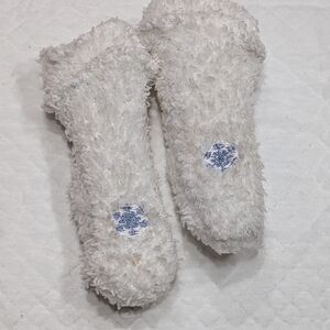 American Girl Bitty Baby White Fuzzy Doll Socks